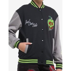 NEW Disney Snow White Evil Queen Poison Apple Varsity Jacket Unisex Large‎
